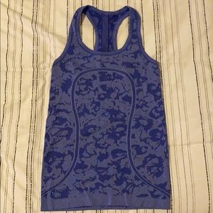 LULULEMON ATHLETICA blue Swiftly Racerback Tank 4